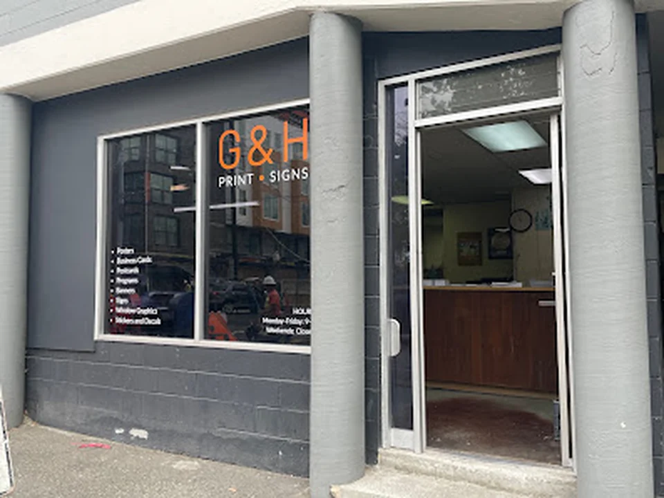 G & H Print • Signs, Seattle
