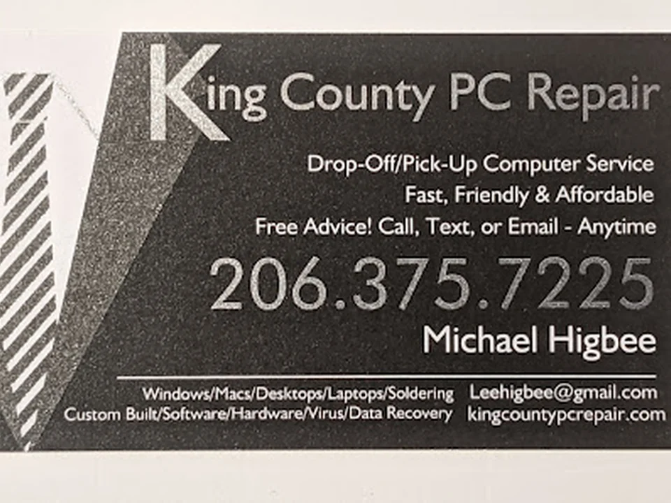 King County PC Repair, Seattle